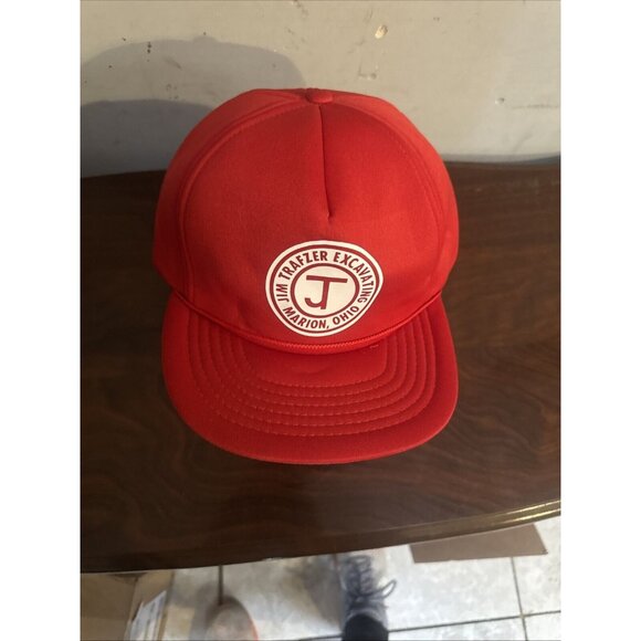 Jim Trafzer Excavating Marion Ohio Snap Back Hat - Picture 1 of 8